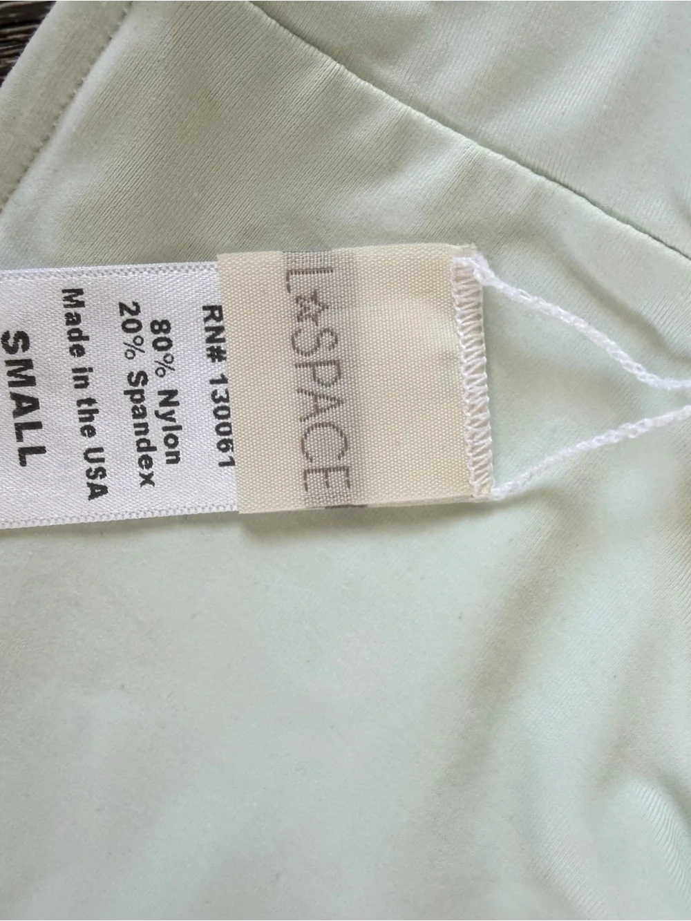 l*space Pale Mint Bikini Top